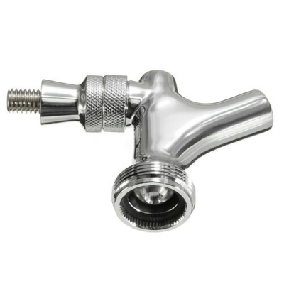 Well Pouring Beer Keg Faucet , Draft Beer Tap Faucet Fits For American Beer Shanks And Towers