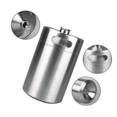 4 Litre Double Wall Insulated Mini Keg , 304 Stainless Steel Beer Keg