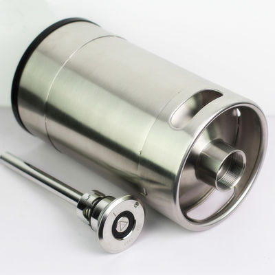 High Reusable 5 Litre Mini Beer Kegs , SS304 5 Liter Mini Keg Home Brew