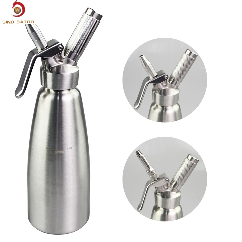 Stainless Steel 1L Nitro Coffee Whipped Cream Dispenser