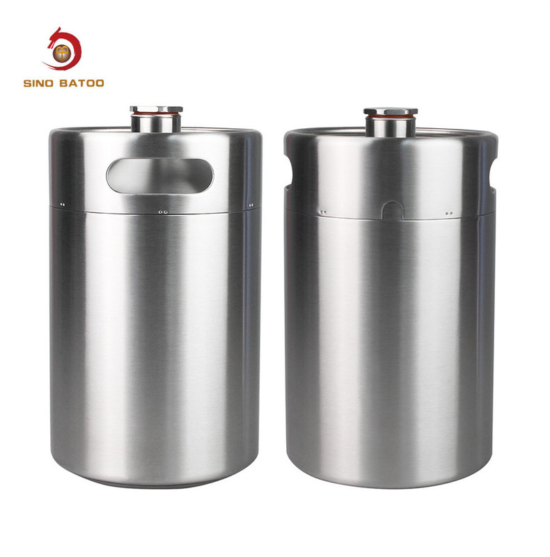 4 Litre Double Wall Insulated Mini Keg , 304 Stainless Steel Beer Keg
